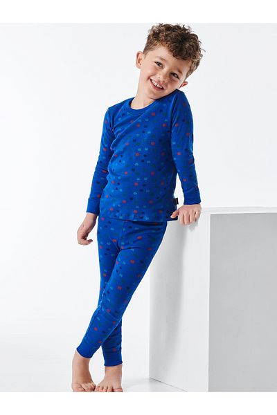 Schiesser Pyjama Wild Animals Schlafanzug Pyjama Schlafmode Bequem