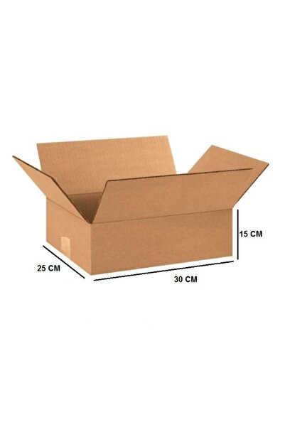 AMBALAJ MARKT Tek Oluklu Koli 35x25x15 Cm Esmer C Dalga 20 Adet