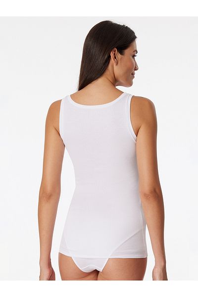 Schiesser Tanktop Pure Rib Tank-top Unterhemd Unterzieh-shirt