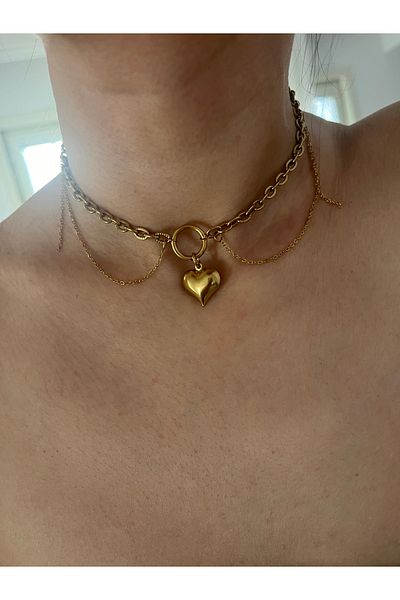 Hoop jewelery Steel Design Gothic Model Choker