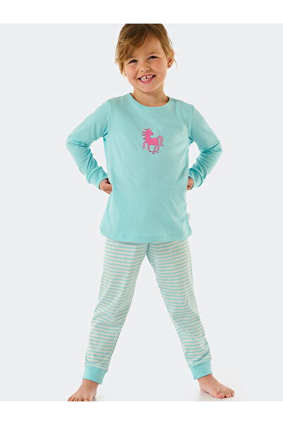 Schiesser Langer Schlafanzug Basic Kinder