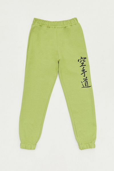 Fulla Moda Παιδική φούτερ με στάμπα Jogger Unisex με ελαστική μέση