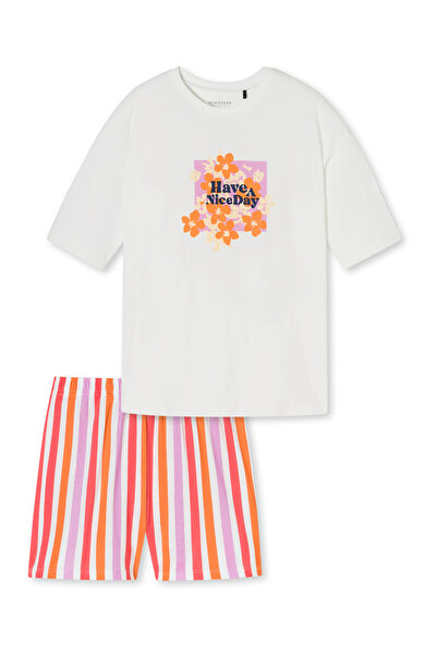 Schiesser Pyjama Cotton Schlafanzug Schlafmode Bequem