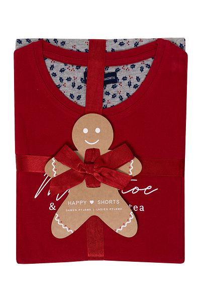 Happy Shorts Pyjama Christmas Schlafanzug Pyjama Schlafmode Bequem