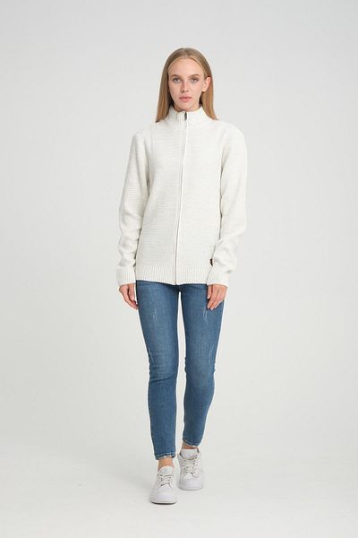 ALEXANDERGARDI Stand Collar Zippered Comfort Fit Knitwear Cardigan (E22-5714)