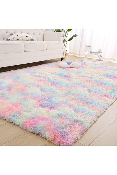 ALMUFARREJ Modern fluffy soft touch carpet for living room and bedroom 160*230cm