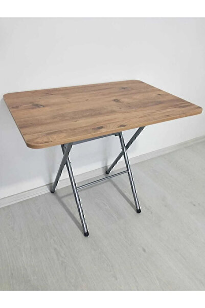 Akkaya Ticaret Mutfak Masası Kalın Profil 60x90 cm Balkon Masası Katlanır Kırma Antik
