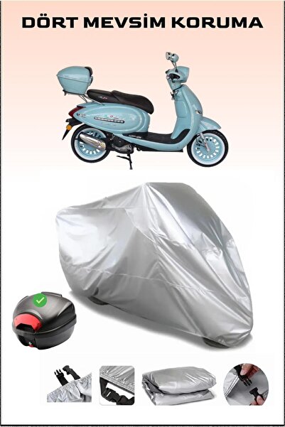 Breen Arora Ar 50 Cappuccino Tarpaulin Rear Bag Compatible Motorcycle Tarpaulin