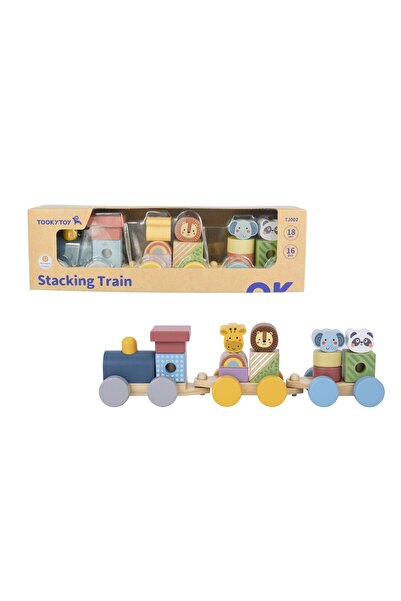 Tooky Toy Stacking Train - Animals
