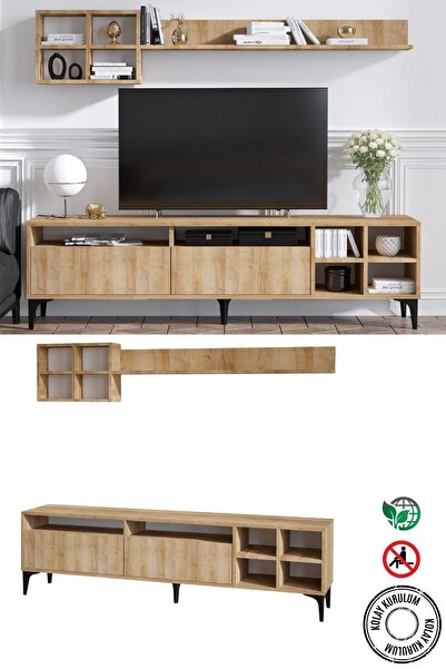 DECORMET Debbie Tv Ünitesi Safir Meşe -dec-20041
