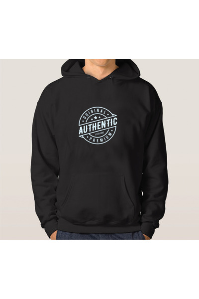 donamod Hanorac oversize cu glugă cu imprimeu unisex