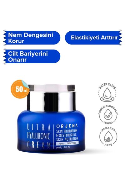 Orjena Ultra Hyaluronic Cream- Yoğun Nemlendirici Yüz Krem- 50ml