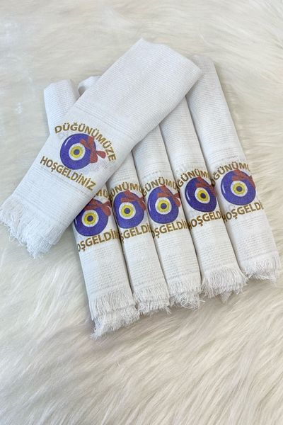 ZEYMERADE 6 Pcs Wedding Bridal Groom Circumcision Convoy Trolley Towel Ornament