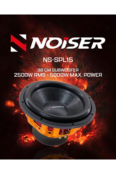 Noiser Ns-spl15 38 Cm Subwoofer Bass | 5000w Max - 2500w Rms | 4 Ohm