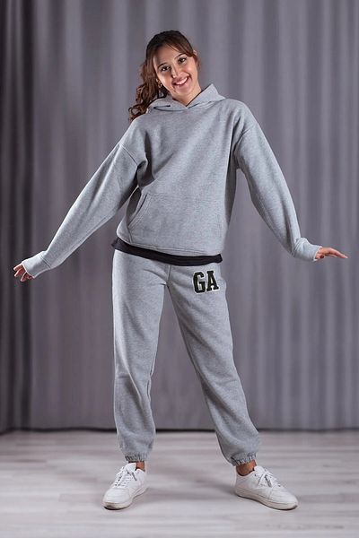 AY MONTANA LUNAVISTA Women's Atlanta Printed Hooded Sweatshirt Bottom Top Tracksuit Set