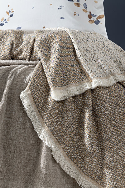 Yataş Ruiz Infinity 8-Piece Dowry Set - Double, Beige