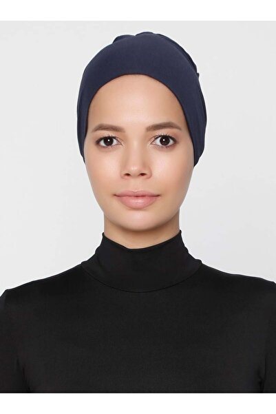 Tuva Bone XL Bağcıklı Bone - Lacivert -