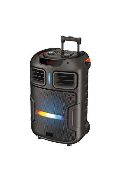 Genel Markalar Dijital LED Göstergeli FM Radyolu Mikrofonlu RGB TWS 15 inç Stereo Bass Kablosuz Karaok