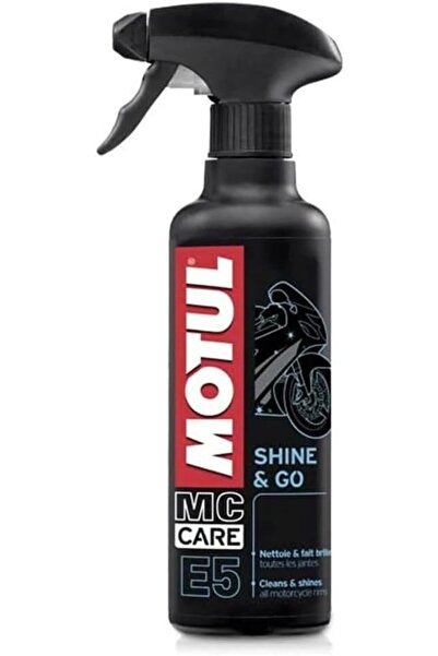 Motul MC CARE E5 SHINE & GO - HIZLI YÜZEY CANLANDIRICI VE TOZ İTİCİ SPREY 400ML