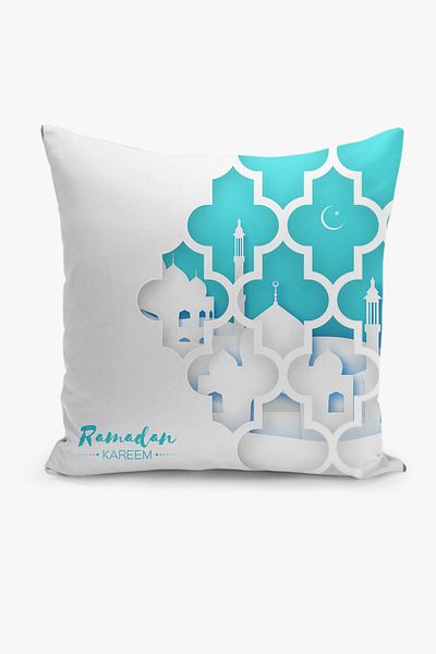 Filamente Set de huse de pernă cu model special Ramadan din 4 piese - imprimate digital pe două fețe