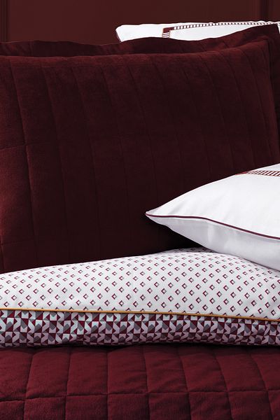 Yataş Rena Double Flawless 7 Piece Dowry Set - Claret Red