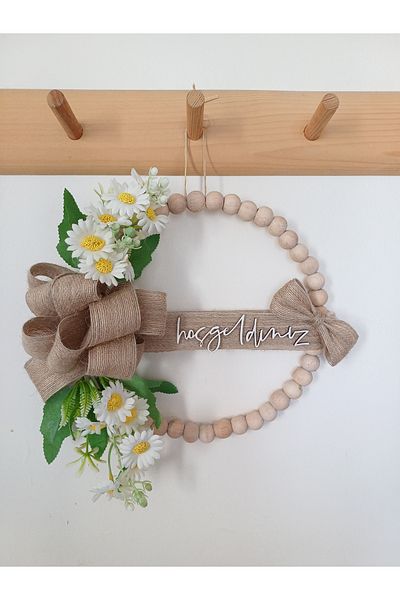 Okaliptus Tasarım Welcome Daisy Door Decor Door Ornament