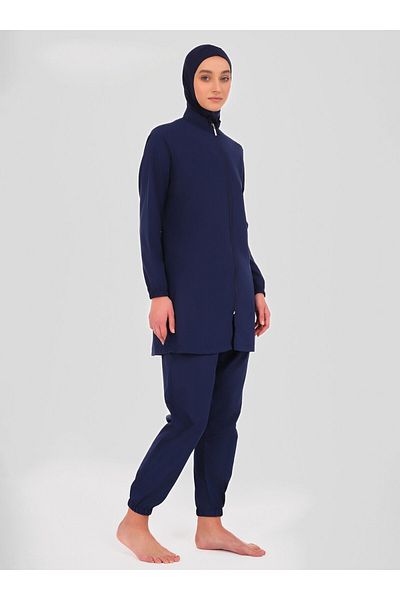ALFASA Μαγιό Alfasa Basic Hijab Navy Blue