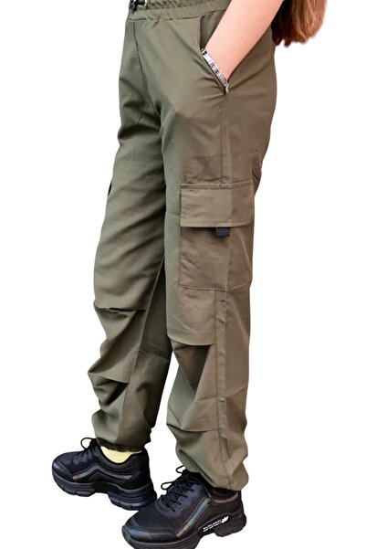 ANGELOS GIRLS Kız Çocuk Kargo Cepli Paraşüt Pantolon 12126