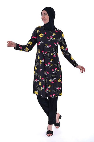 Ranuna Black Hijab Swimsuit - Ranuna