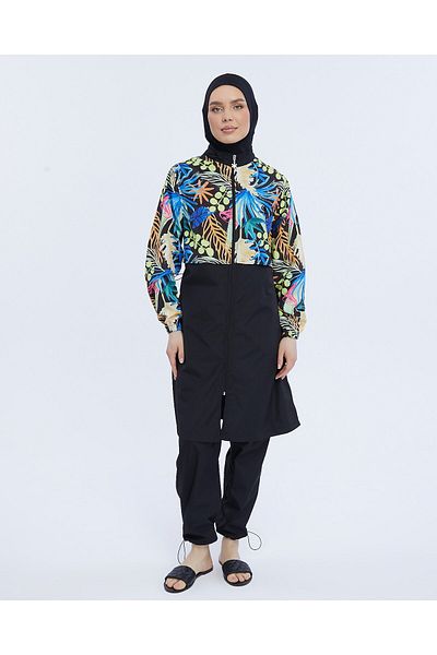 Ranuna Ranuna Multicolored Hijab Swimsuit