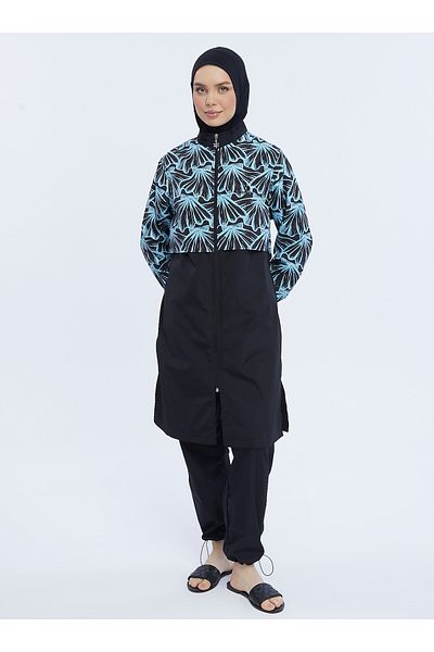 Ranuna Ranuna Multicolored Hijab Swimsuit