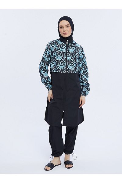 Ranuna Ranuna Multicolored Hijab Swimsuit