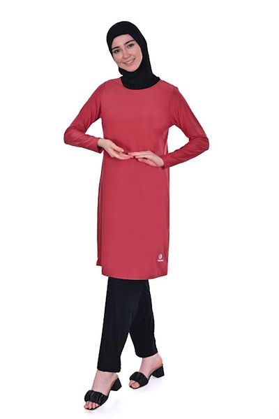 Ranuna Brick Color Hijab Swimsuit - Ranuna