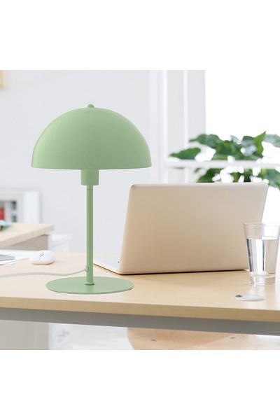 Art&Gift New Yorker Metal Green Lampshade - Mushroom Head Study Desk Lamp Banker