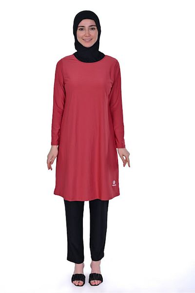 Ranuna Brick Color Hijab Swimsuit - Ranuna