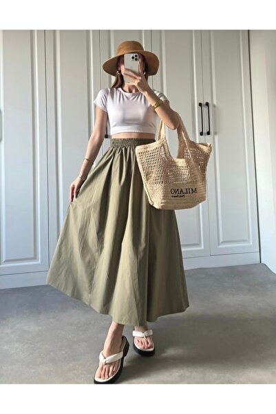 BLUEPERYY Ποπλίνα Γυναικεία Φούστα