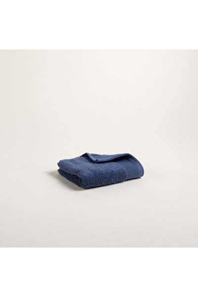 Zsa Zsa Zsu Solıd Bordürlü Pamuk %100 Pamuk El Havlusu 30x50 Cm Lacivert