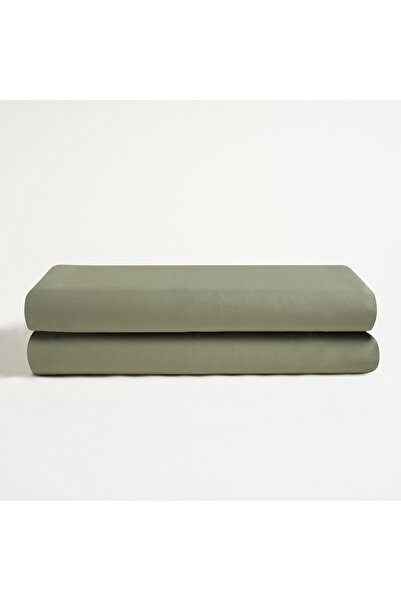 Zsa Zsa Zsu Solıd 300 Tc Kıng Sıze Pamuk Saten %100 Pamuk Saten Lastikli Çarş...