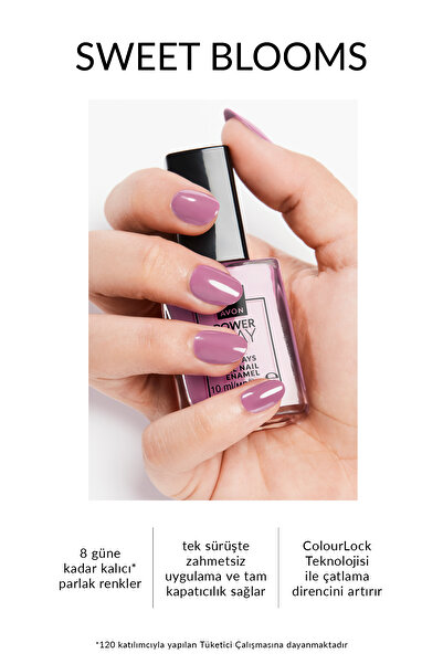 AVON Power Stay Jel Oje 10ml - Sweet Blooms