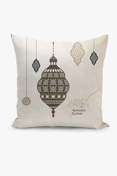 Filamente Set de huse de pernă cu model special Ramadan din 4 piese - imprimate digital pe două fețe