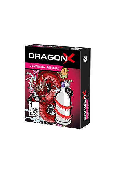 Erotist Dragon SOUTHERN Dış Uyarımlı ve Tırtıklı Prezervatif - 1 Adet Extra Uyarımlı Condom