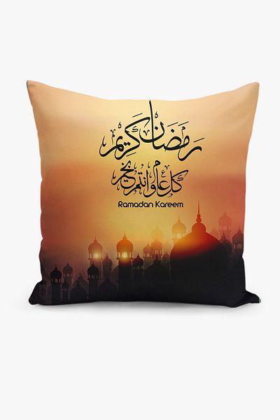 Filamente Set de huse de pernă cu model special Ramadan din 4 piese - imprimate digital pe două fețe