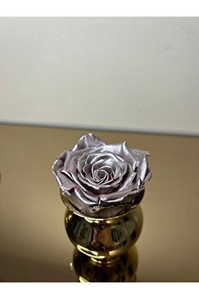 vanilya accessory Rose Metalik Solmayan Gül 1 Adet