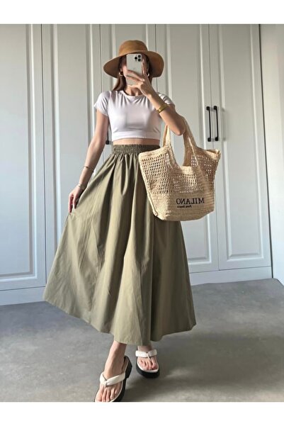 BLUEPERYY Ποπλίνα Γυναικεία Φούστα