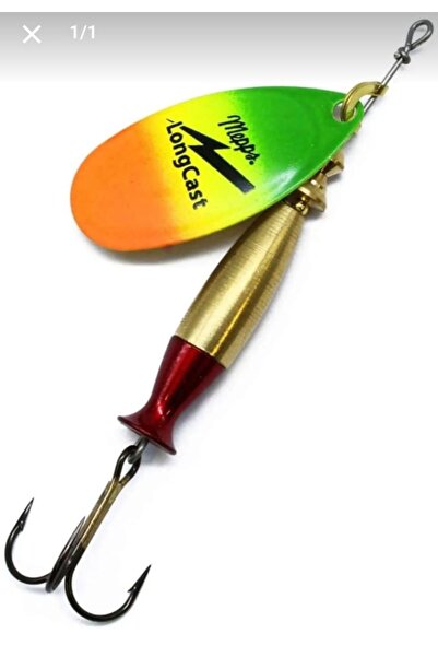 MEPPS Long Cast Fishing Spoon Rainbow No:3 (12 Grams)