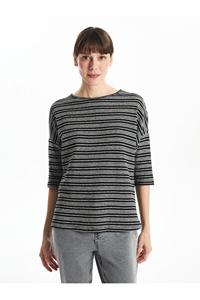 LC Waikiki Peak New Season Crew Neck Striped Women's T-Shirt