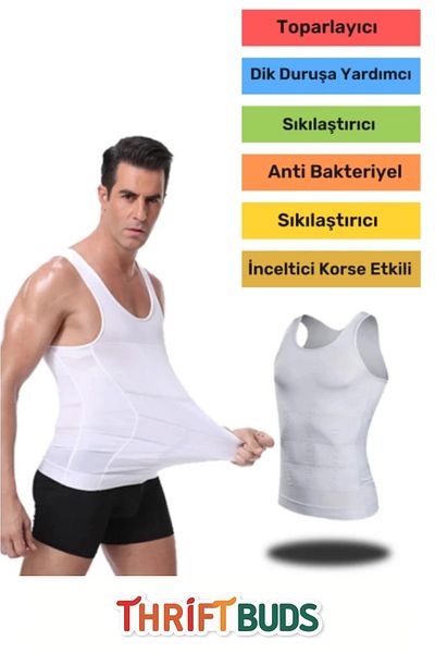 Thriftbuds New Season Body Firming Upright Posture Suitable for Sports Gynecomastia Recovery Comfortable Belly Corset Athlete