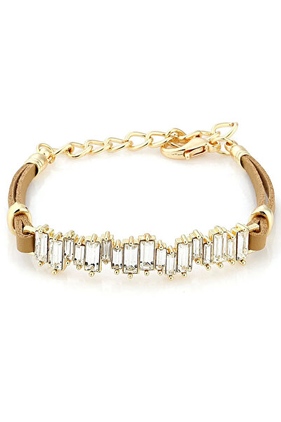 Forentina Deri Zirkon Baget Taşlı Bileklik PS0901