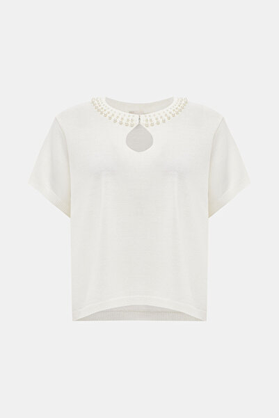 W Collection EKRU O YAKA KISA KOLLU KAZAK