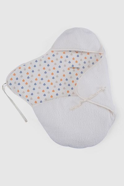 Little Gusto Wellsoft Ecru Hospital Exit Swaddle